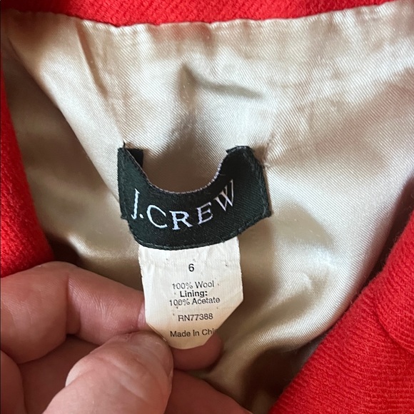 J.Crew peacoat 100% wool - Picture 2 of 3